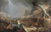 the course of empire destruction Thomas Cole
